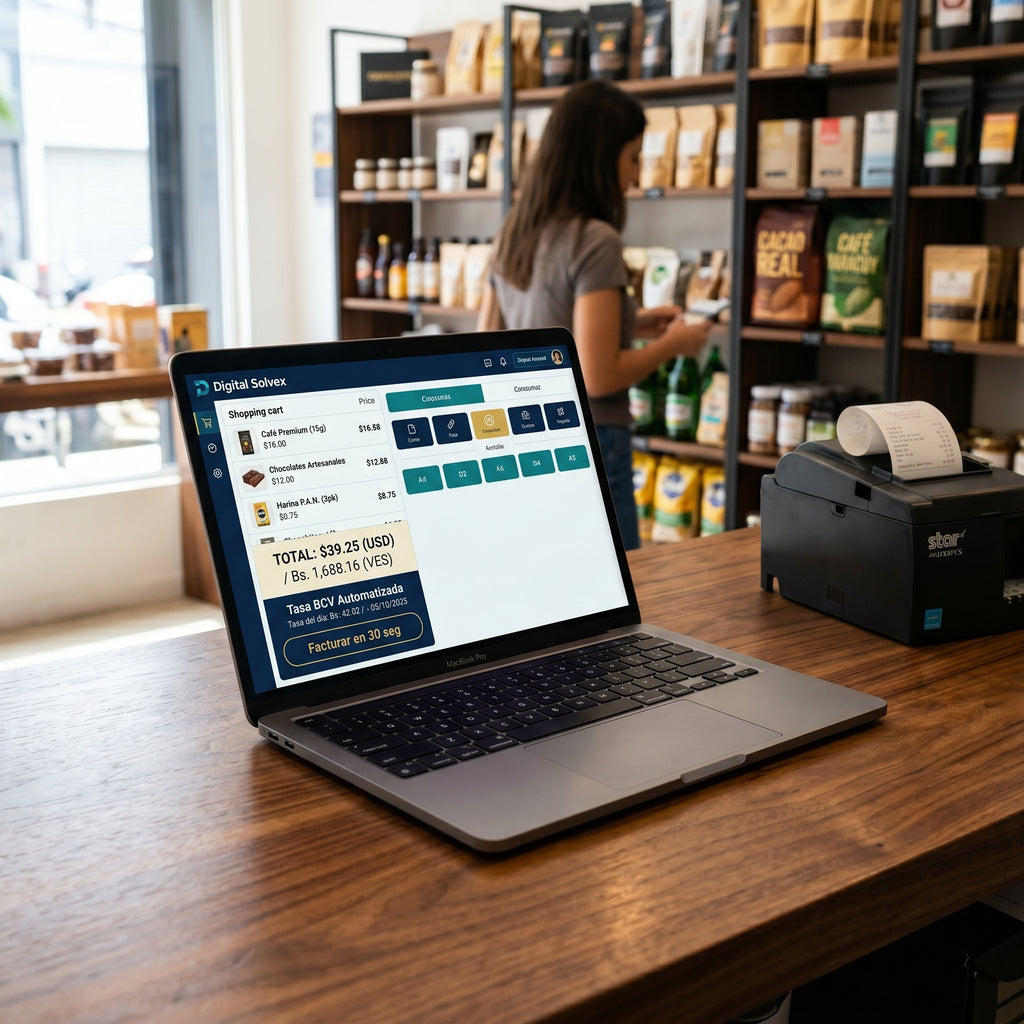 PanelVentas POS: Sistema de Caja Rápida y Tickets Digitales ⚡🧾